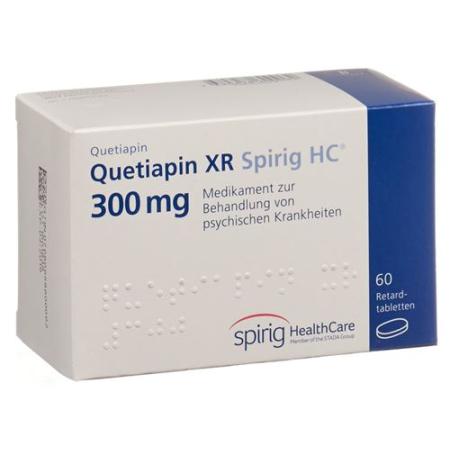 Quetiapin XR Spirig HC Ret Tabl 300 mg 60 pcs - PrimeCare Global