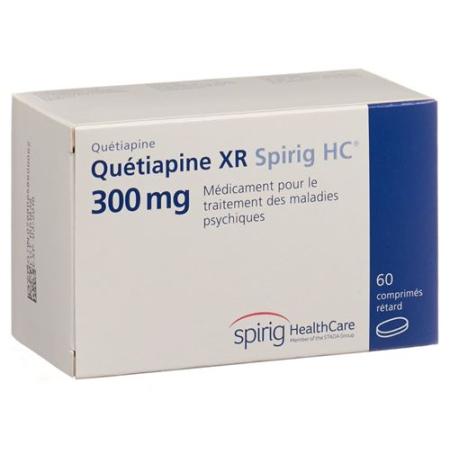 Quetiapin XR Spirig HC Ret Tabl 300 mg 60 pcs - PrimeCare Global