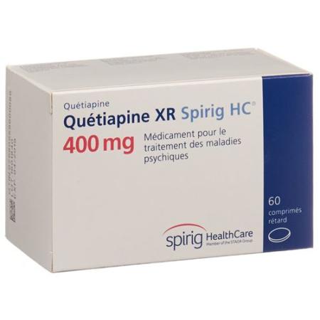 Quetiapin XR Spirig HC Ret Tabl 400 mg 60 pcs - PrimeCare Global