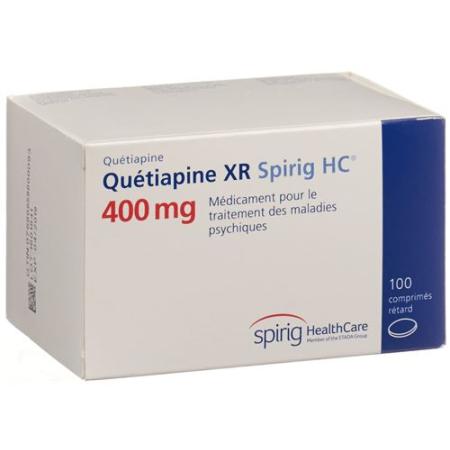 Quetiapin XR Spirig HC Ret Tabl 400 mg 100 pcs - PrimeCare Global