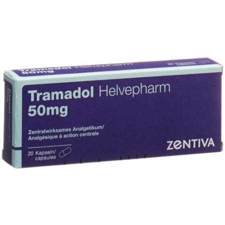 Tramadol Helvepharm Kaps 50 mg 20 pcs - PrimeCare Global
