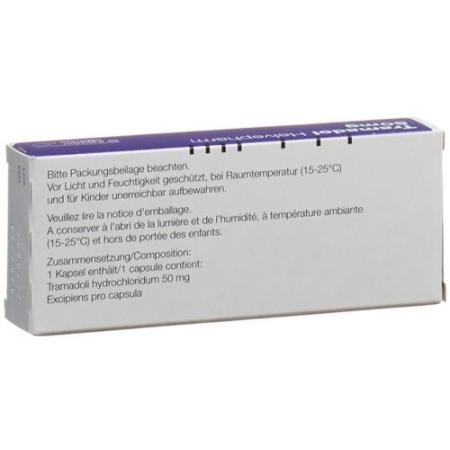 Tramadol Helvepharm Kaps 50 mg 20 pcs - PrimeCare Global