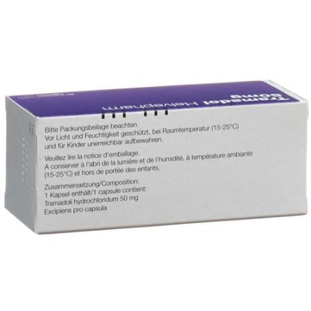 Tramadol Helvepharm Kaps 50 mg 60 pcs - PrimeCare Global