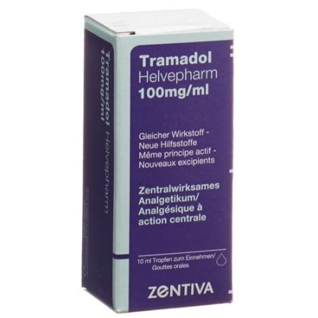 Tramadol Helvepharm drops 100 mg/ml bottle 10 ml - PrimeCare Global