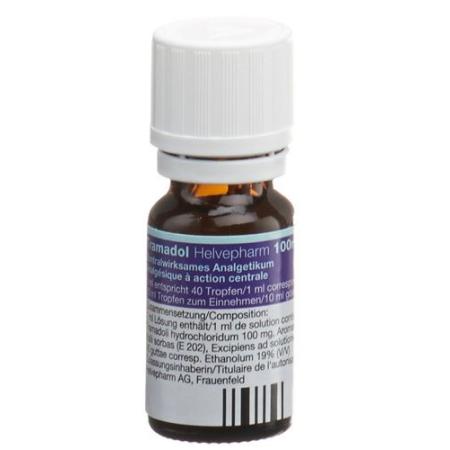 Tramadol Helvepharm drops 100 mg/ml bottle 10 ml - PrimeCare Global