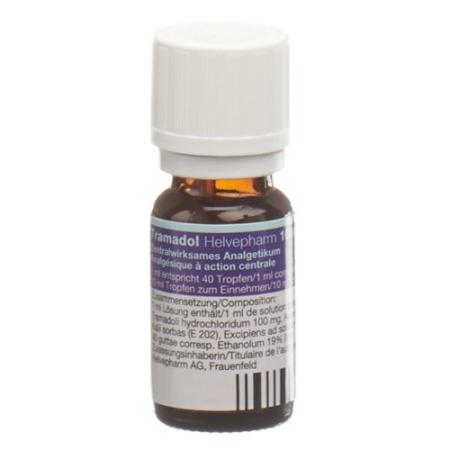 Tramadol Helvepharm drops 100 mg/ml 3 bottles 10 ml - PrimeCare Global
