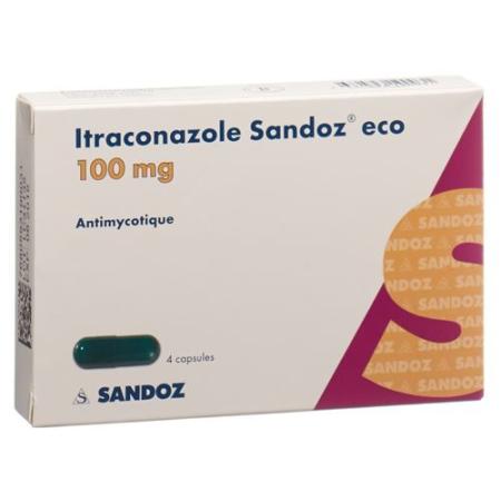 Itraconazole Sandoz eco 4 caps 100 mg 4 pcs - PrimeCare Global