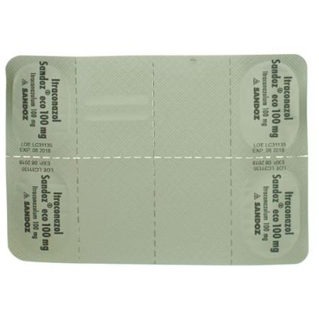 Itraconazole Sandoz eco 4 caps 100 mg 4 pcs - PrimeCare Global