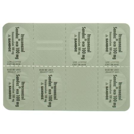 Itraconazole Sandoz eco Kaps 100 mg 30 pcs - PrimeCare Global