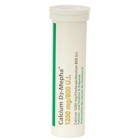 Calcium D3-Mepha effervescent tabletse 1200/800 20 pcs - PrimeCare Global