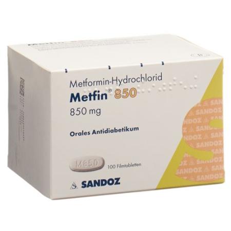Metfin Filmtablet 850 mg 100 pcs - PrimeCare Global