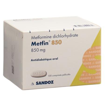 Metfin Filmtablet 850 mg 100 pcs - PrimeCare Global