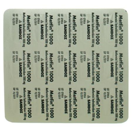 Metfin Filmtablet 1000 mg 120 pcs - PrimeCare Global