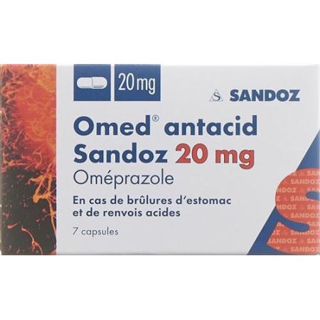 Omed antacid Sandoz Kaps 20 mg 7 pcs - PrimeCare Global