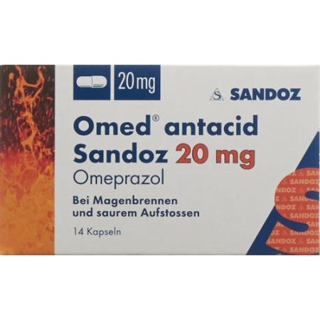 Omed antacid Sandoz Kaps 20 mg 14 pcs - PrimeCare Global