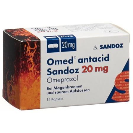 Omed antacid Sandoz Kaps 20 mg 14 pcs - PrimeCare Global