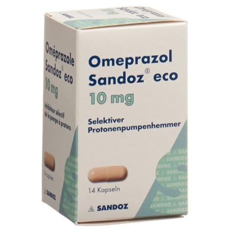 Omeprazol Sandoz eco Kaps 10 mg Ds 14 pcs - PrimeCare Global