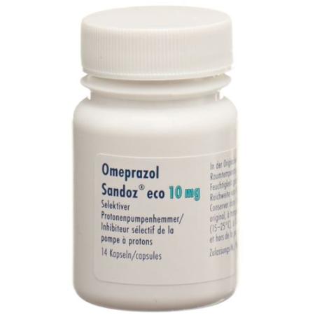 Omeprazol Sandoz eco Kaps 10 mg Ds 14 pcs - PrimeCare Global