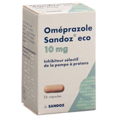 Omeprazol Sandoz eco Kaps 10 mg Ds 56 pcs - PrimeCare Global
