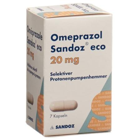 Omeprazol Sandoz eco Kaps 20 mg Ds 7 pcs - PrimeCare Global