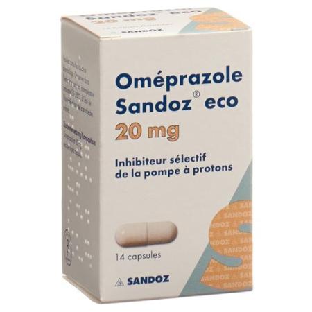 Omeprazol Sandoz eco Kaps 20 mg Ds 14 pcs - PrimeCare Global