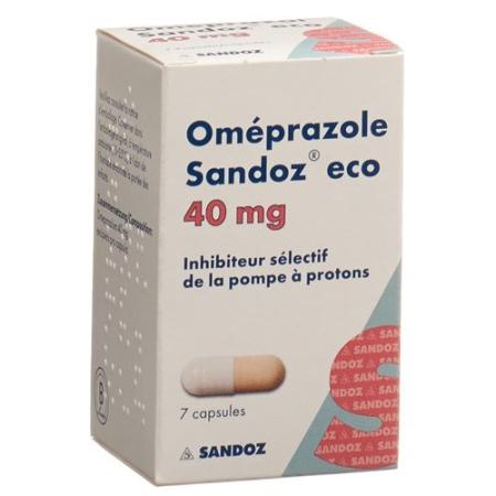 Omeprazol Sandoz eco Kaps 40 mg Ds 7 pcs - PrimeCare Global