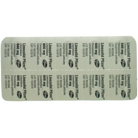 Linezolid Pfizer Filmtablet 600 mg 10 pcs - PrimeCare Global