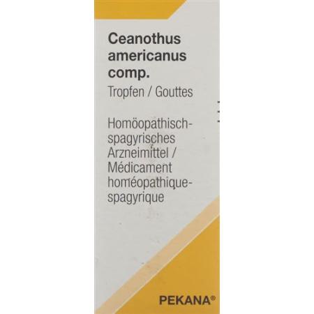 Pekana Ceanothus americanus compositum drops bottle 50 ml - PrimeCare Global