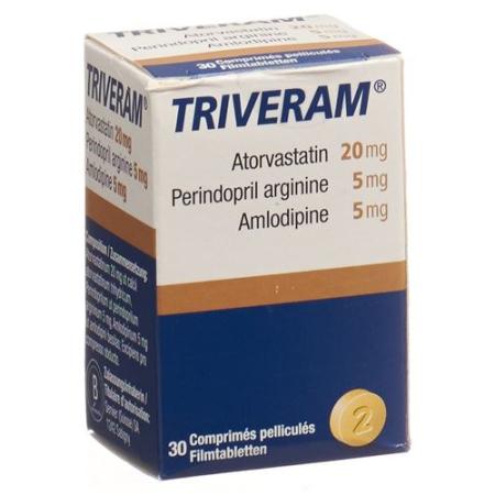 Triveram Filmtablet 20 mg/5 mg/5 mg Ds 30 pcs - PrimeCare Global