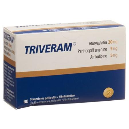 Triveram film tabl 20 mg/5 mg/5 mg 3 pcs 30 pcs - PrimeCare Global