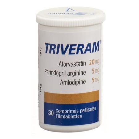 Triveram film tabl 20 mg/5 mg/5 mg 3 pcs 30 pcs - PrimeCare Global