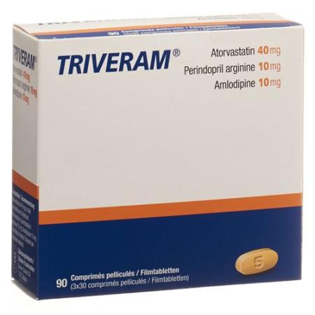Triveram Filmtabl 40 mg/10 mg/10 mg 3 pcs 30 pcs - PrimeCare Global