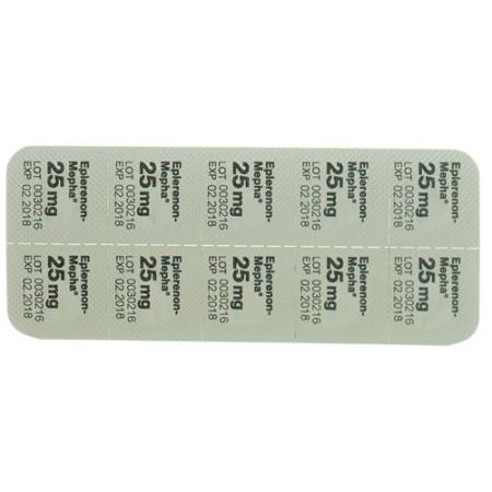 Eplerenone-Mepha Lactab 25 mg 100 pcs - PrimeCare Global
