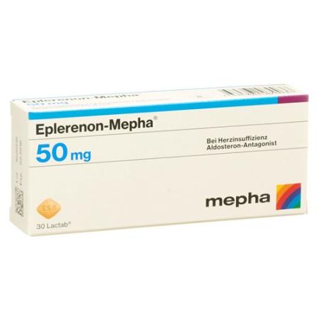 Eplerenone-Mepha Lactab 50 mg 30 pcs - PrimeCare Global