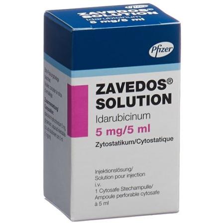 Zavedos Solution Inj L&ouml;s 5 mg/5ml Cytosafe - PrimeCare Global