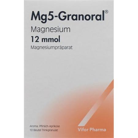 Mg5-Granoral Gran 12 mmol Peach-Apricot Btl 10 pcs - PrimeCare Global