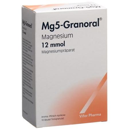 Mg5-Granoral Gran 12 mmol Peach-Apricot Btl 10 pcs - PrimeCare Global