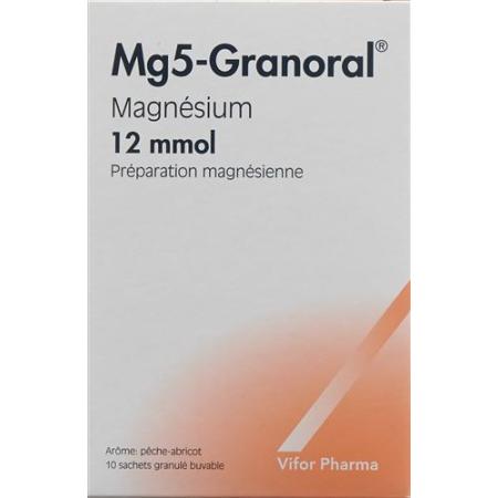 Mg5-Granoral Gran 12 mmol Peach-Apricot Btl 10 pcs - PrimeCare Global