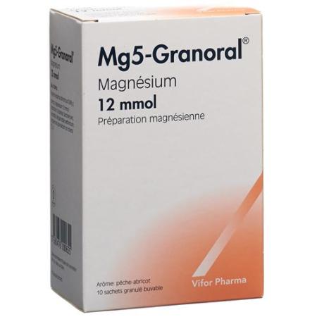 Mg5-Granoral Gran 12 mmol Peach-Apricot Btl 10 pcs - PrimeCare Global