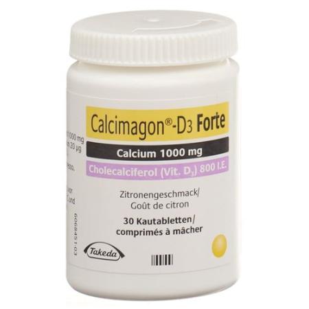 Calcimagon D3 Forte Kautabl Lemon Ds 30 pcs - PrimeCare Global