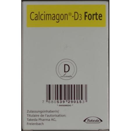 Calcimagon D3 Forte chewable tablets Lemon can 60 pcs - PrimeCare Global