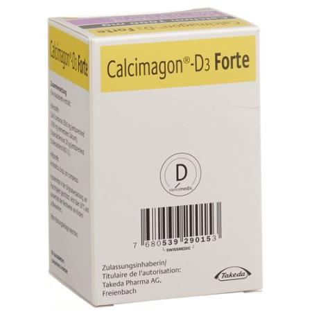 Calcimagon D3 Forte chewable tablets Lemon can 60 pcs - PrimeCare Global