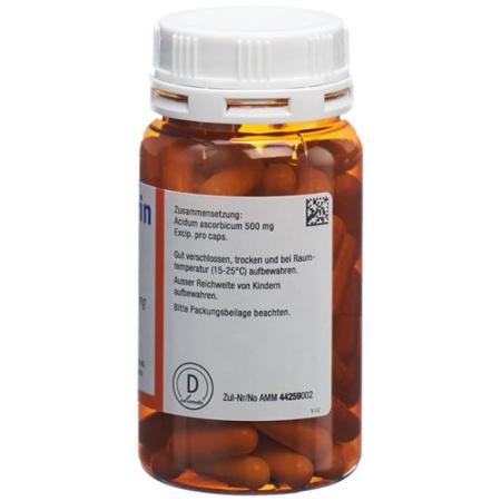 Burgerstein Vitamin C Ret Capsules 500 mg 100 pcs - PrimeCare Global