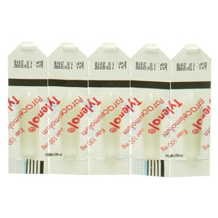 Tylenol Children's Supp 100 mg 10 pcs - PrimeCare Global