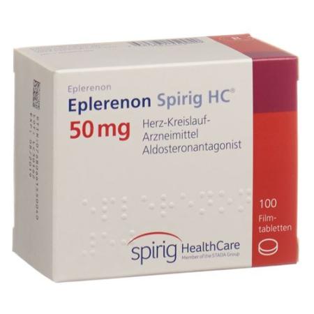 Eplerenone Spirig HC Filmtabl 50 mg 100 pcs - PrimeCare Global