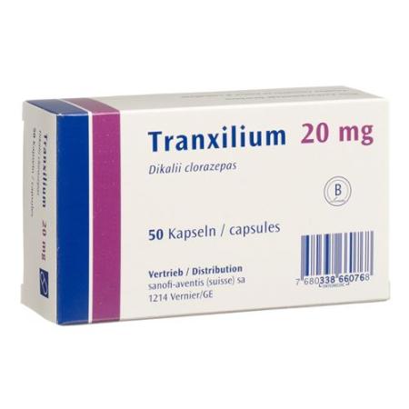 Tranxilium Kaps 20 mg 50 pcs - PrimeCare Global