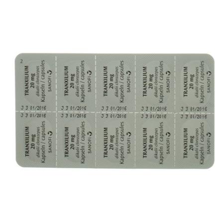 Tranxilium Kaps 20 mg 50 pcs - PrimeCare Global