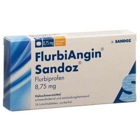 FlurbiAngin Sandoz lozenges 8.75 mg 16 pcs - PrimeCare Global
