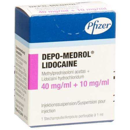 Depo-Medrol Lidocaine Inj Susp 40mg/ml pfu 1ml - PrimeCare Global