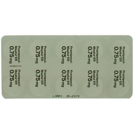 Pramipexol-Mepha ER Depotabs 0.75 mg 10 pcs - PrimeCare Global